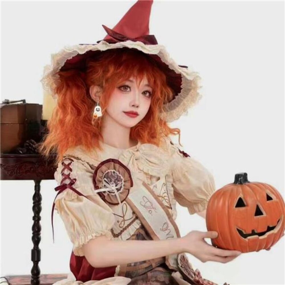 Halloween Ghost Earrings for Women Pumpkin Corn Skull Tiny Glow In The Dark - Picture 3 of 7